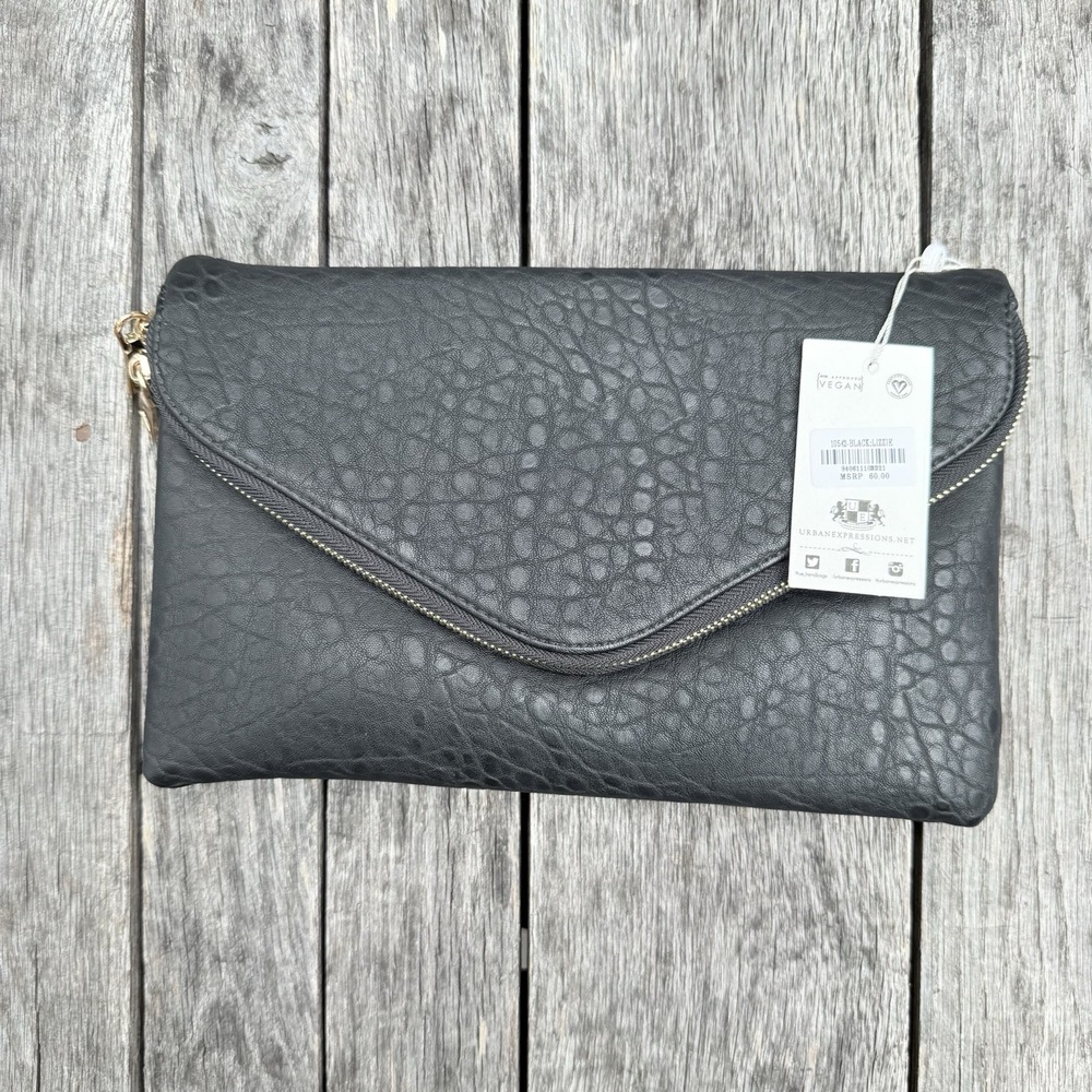 Urban Expressions Vegan Clutch Bag Handbag New With‎ Tags